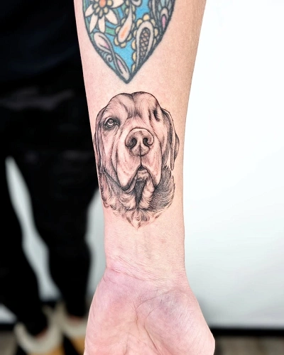 Rescue Dog Tattoo for Women