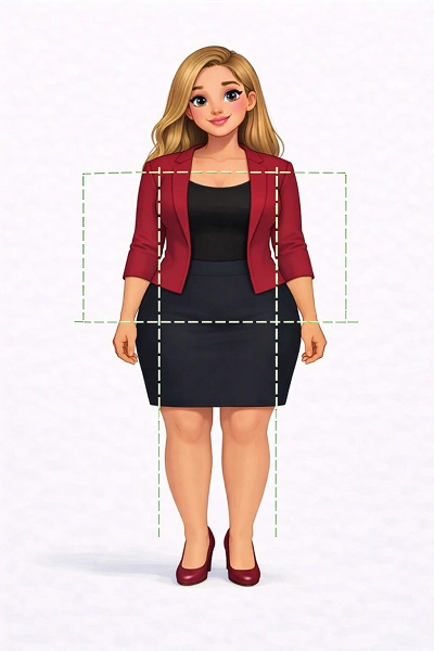 Straight Plus Body Shape