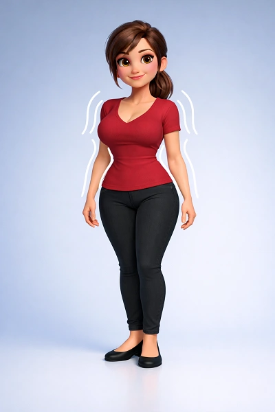 Top Heavy Body Shape