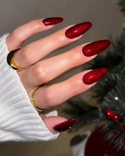 Wine Red Nail Art Designs