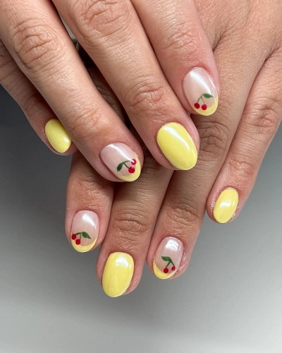 Yellow Nail Art Designs