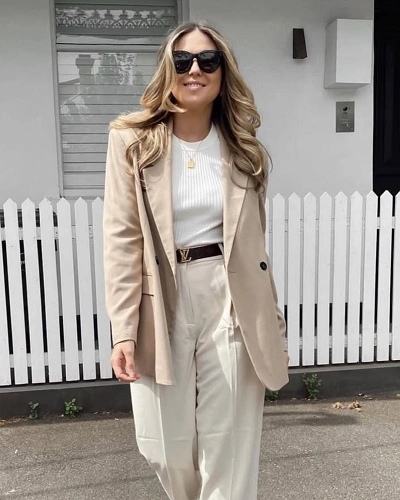 Beige Jacket for Women