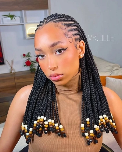 Braids for Women with Beads 