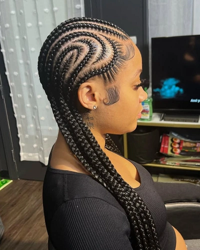 Braids with Designs for Women