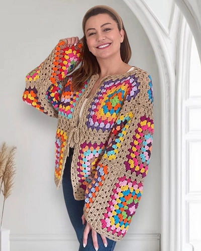 Crochet Jacket for Women