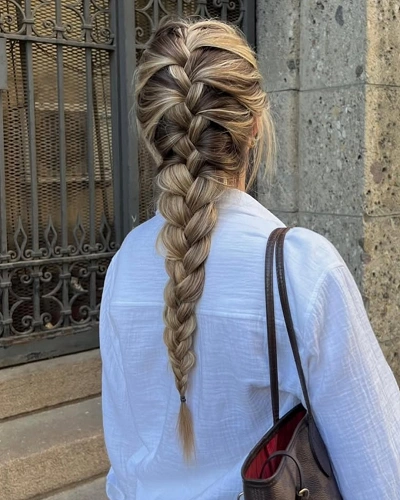 French Braids Woman