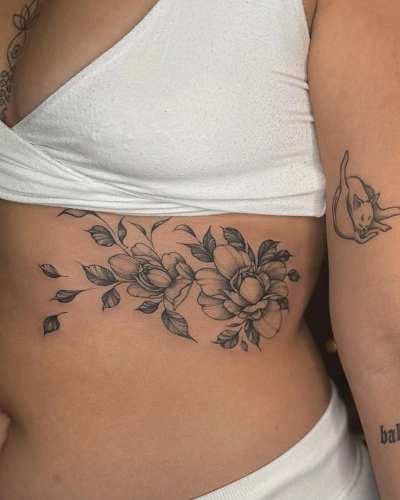 Horizon Line Nature Tattoos for Women