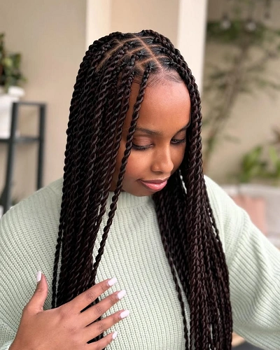 Twist Box Braids Women 