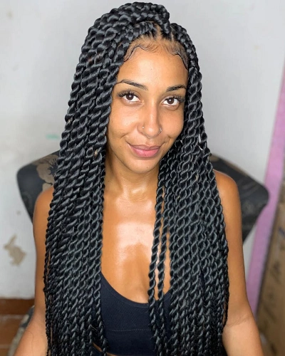 Twist Braids Woman