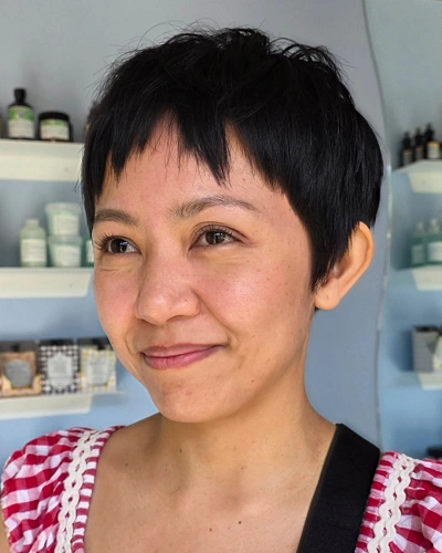 Choppy Bowl Cut for Women