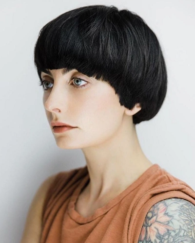 Classic Sleek Bowl Cut for Women