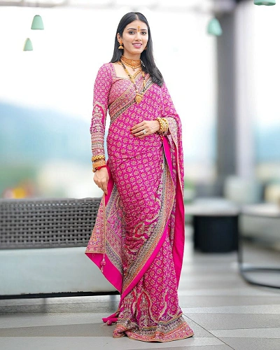 Crepe Saree for Women