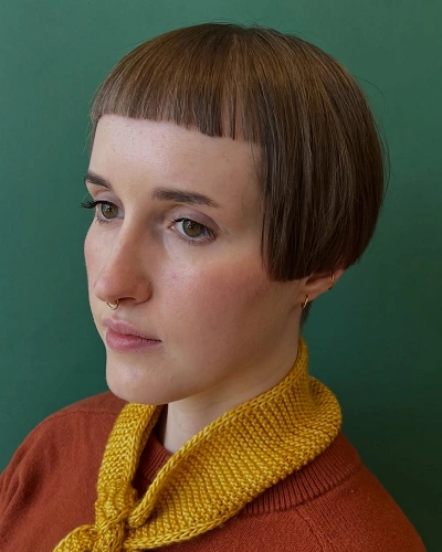 Disconnected Bowl Cut for Women