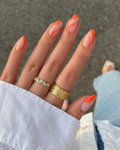 Oval Flare Hybrid Nails for Women