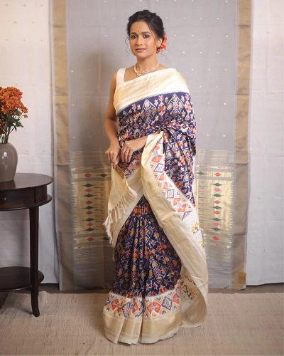 Pochampally Ikat Saree for Women