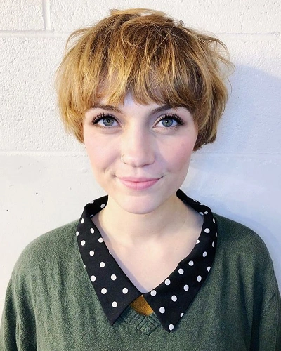 Soft Layered Bowl Cut for Women