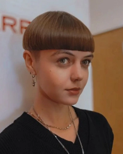 Undercut Bowl Cut for Women