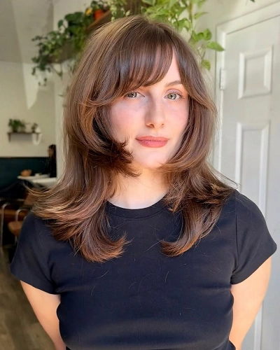 Fringe Haircut for Girls with Straight Hair