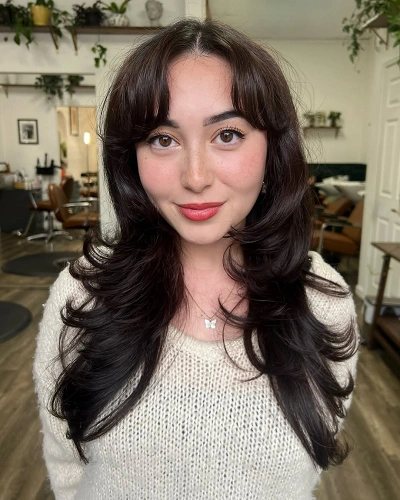 Fringe Haircuts with Bangs