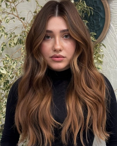 Long Layered Fringe Haircuts for Women