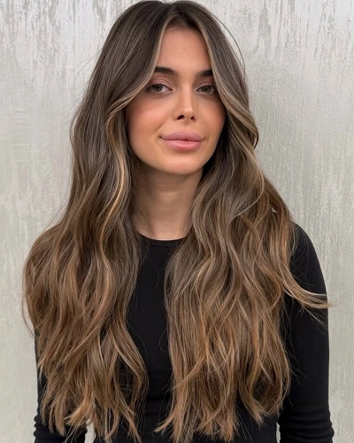 Long Layered Fringe Haircuts for Women