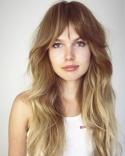 Ombre Fringe Haircuts for Women