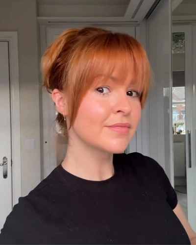 Pastel Fringe Haircuts for Women