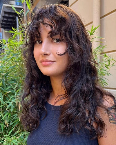 Shaggy Fringe Haircuts for Women