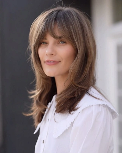 Textured Fringe Haircuts for Women