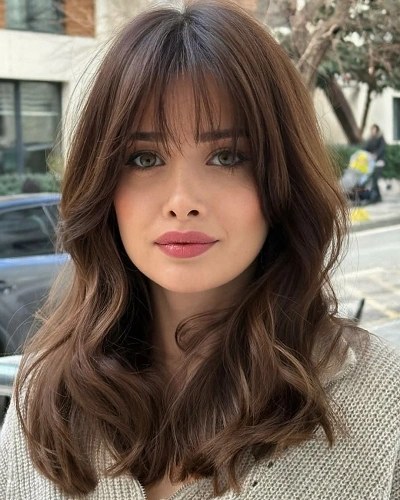 Textured Fringe Haircuts for Women