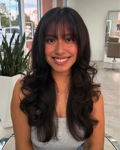 Wispy Fringe Haircuts for Women